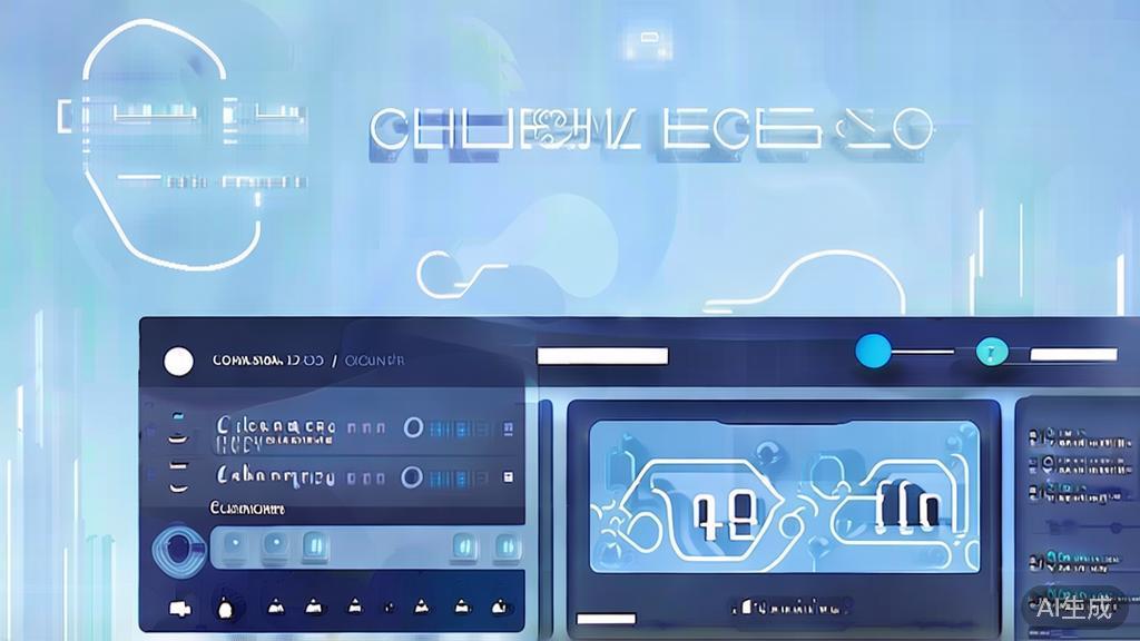 Flat vector illustration of SORA2 challenges, dashboard style, soft blue gradient