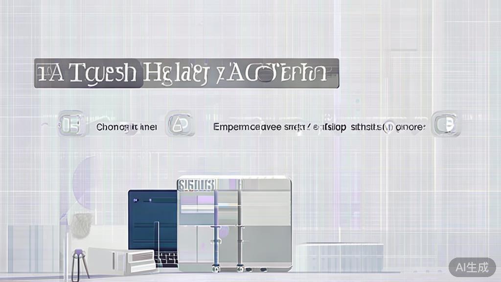 High-quality business illustration regarding choosing AI tools, minimal flat design