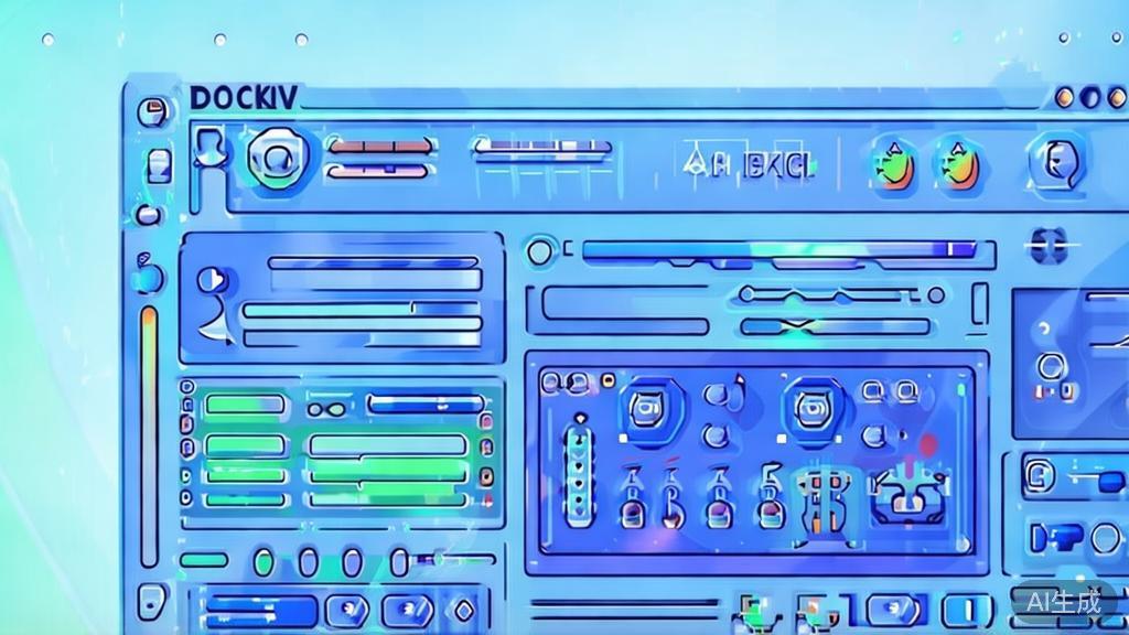 Flat vector illustration of AI technology in film production, dashboard style, soft blue gradient