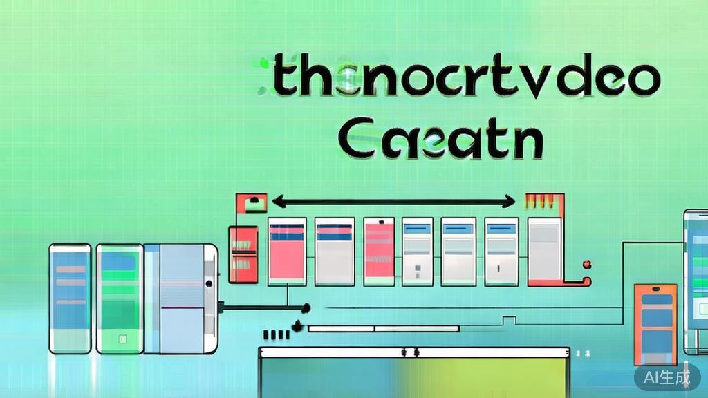 High-quality business illustration regarding short video creation, minimal flat design