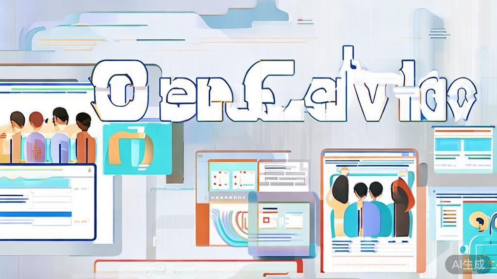 High-quality illustration of user community engagement around OpenClaw, minimal flat design