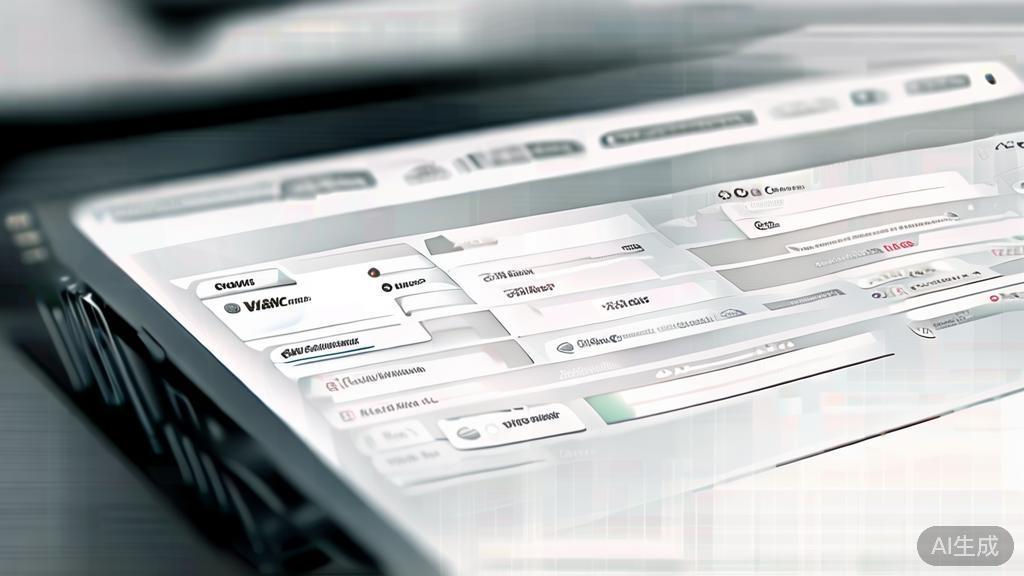 High-quality business illustration regarding software interface access, minimal flat design
