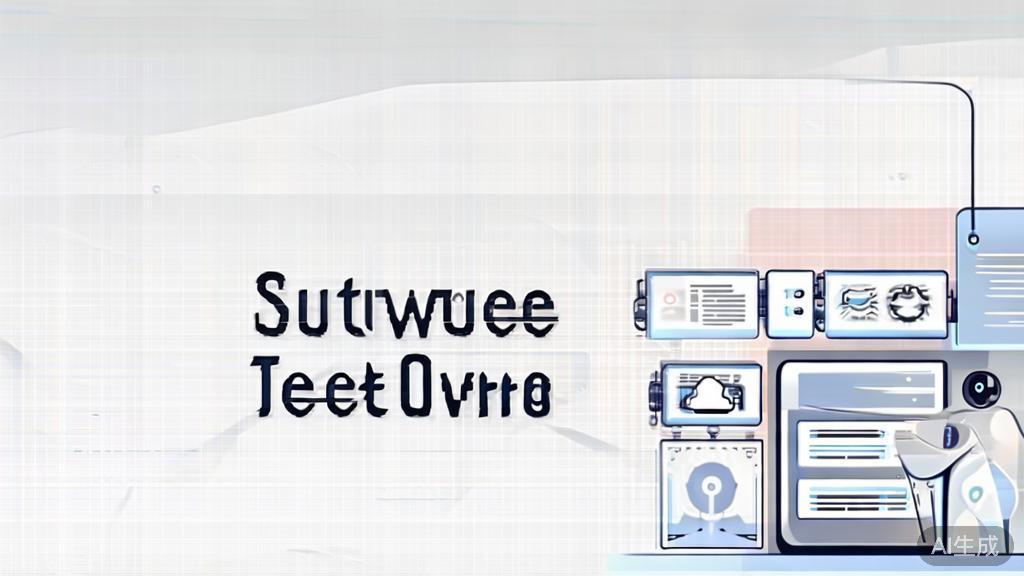 "High-quality business illustration regarding software testing, minimal flat design"