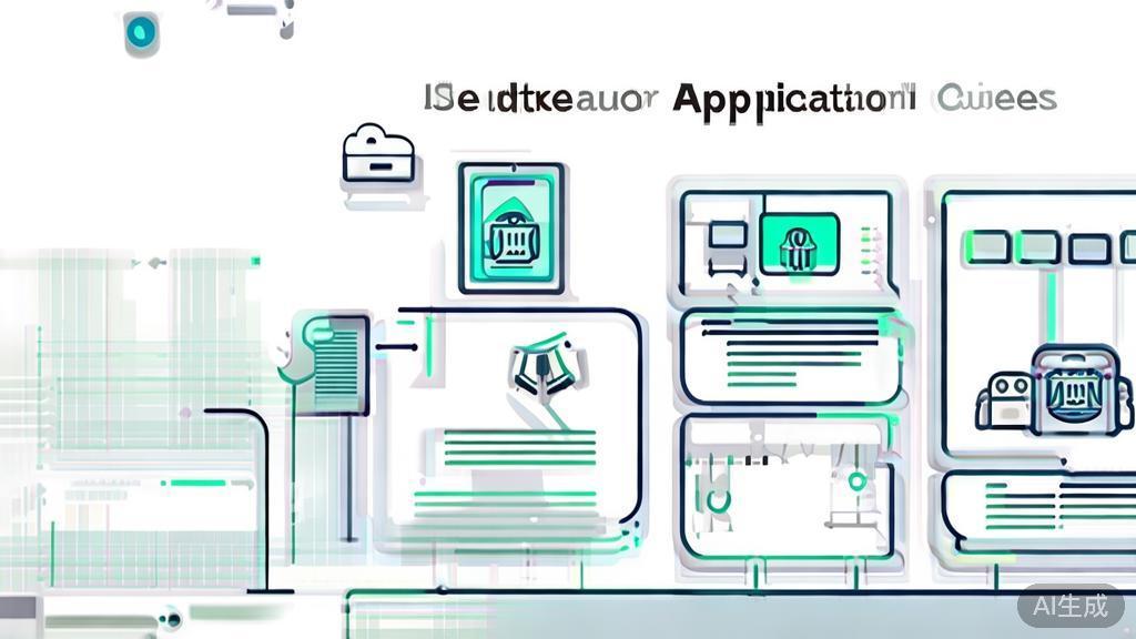 High-quality business illustration regarding user feedback and application cases, minimal flat design
