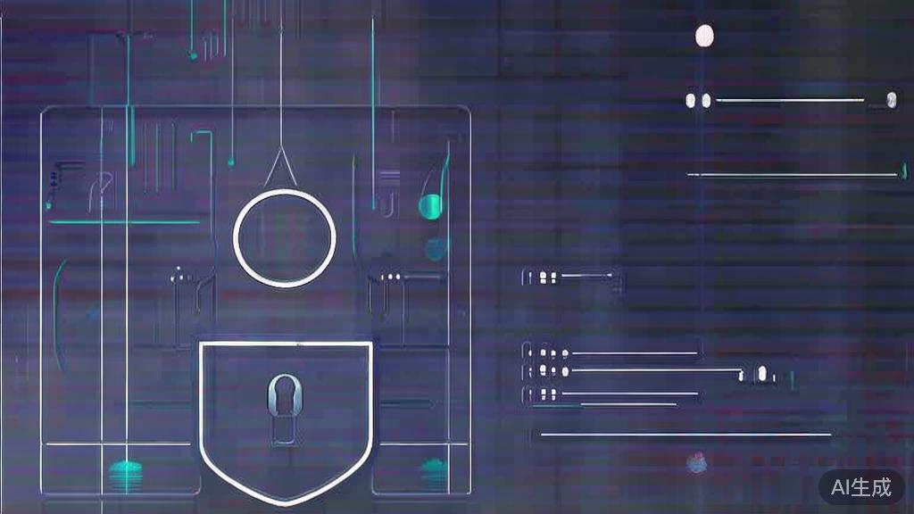 "High-quality business illustration regarding data security and privacy protection, minimal flat design"