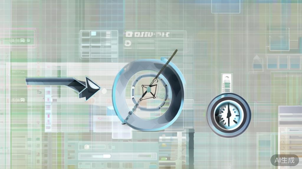 "High-quality illustration of system maintenance tasks, showing data backup and log monitoring, flat design"