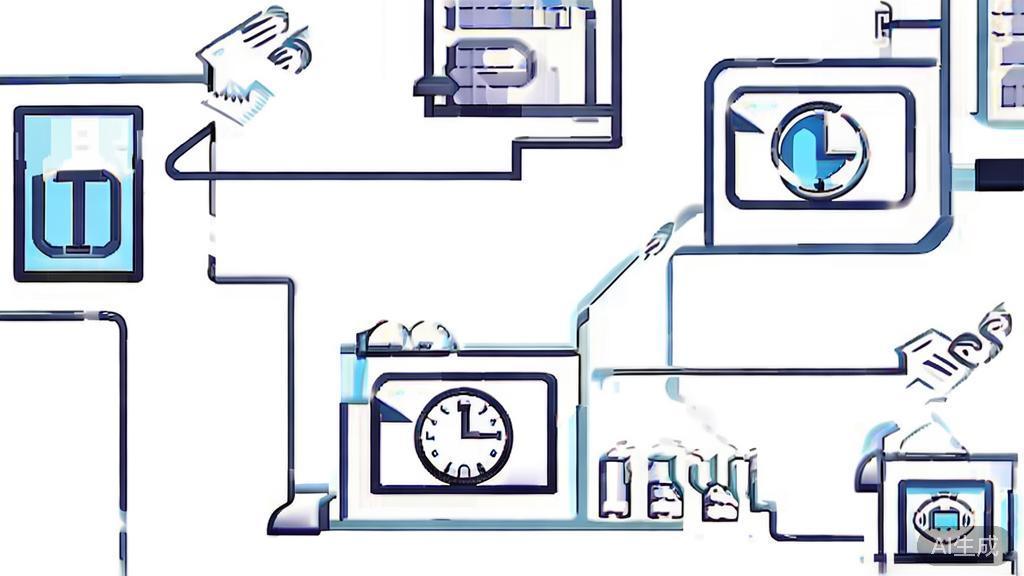 "Flat vector illustration of software update process, showing downloading and installing updates, minimalist style"