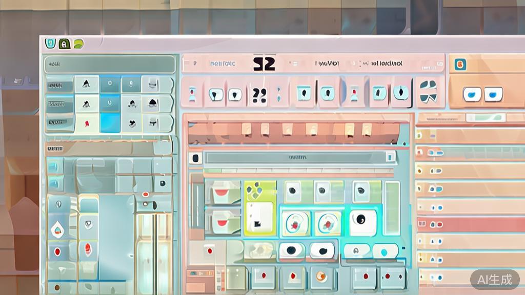 High-quality illustration of SORA2 editing interface, minimal flat design