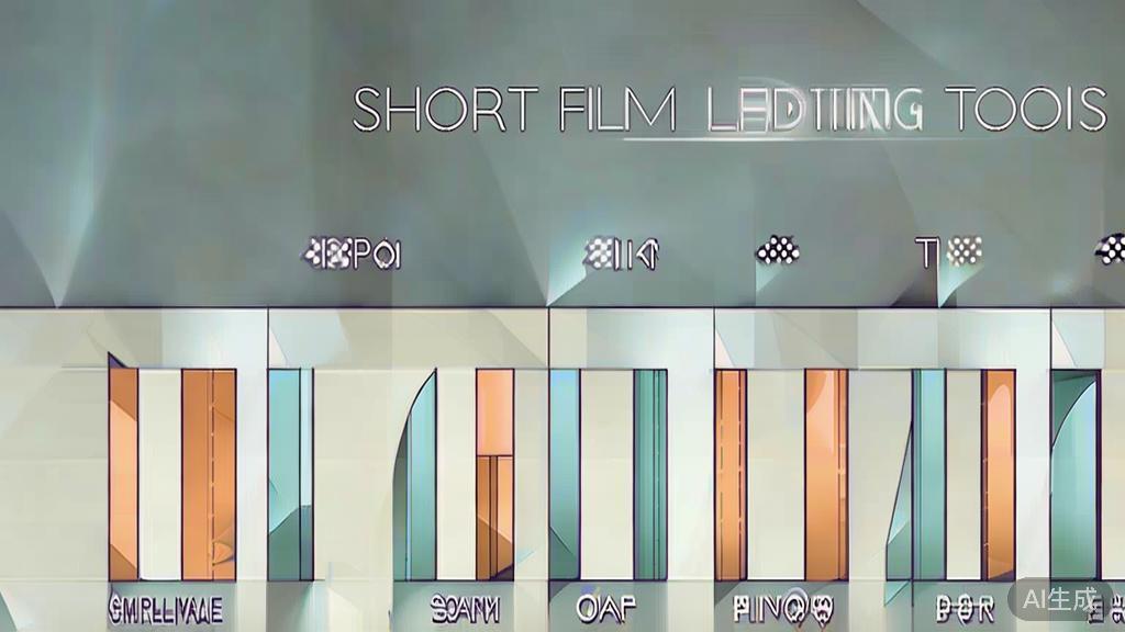 High-quality business illustration regarding short film tools comparison, minimal flat design