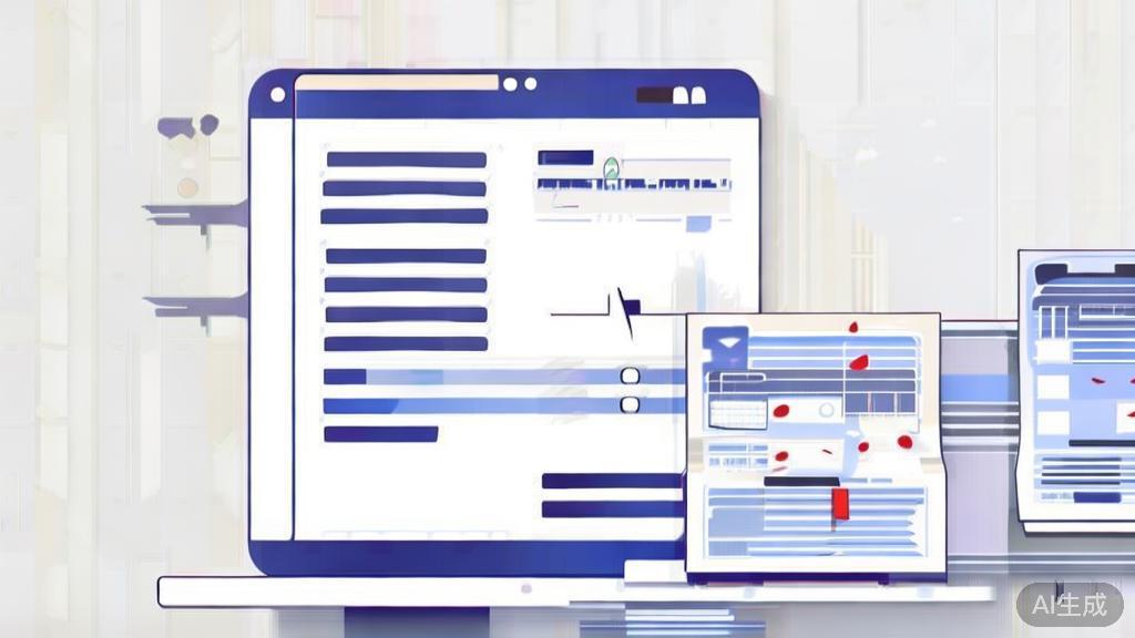 High-quality business illustration regarding script editing, minimal flat design