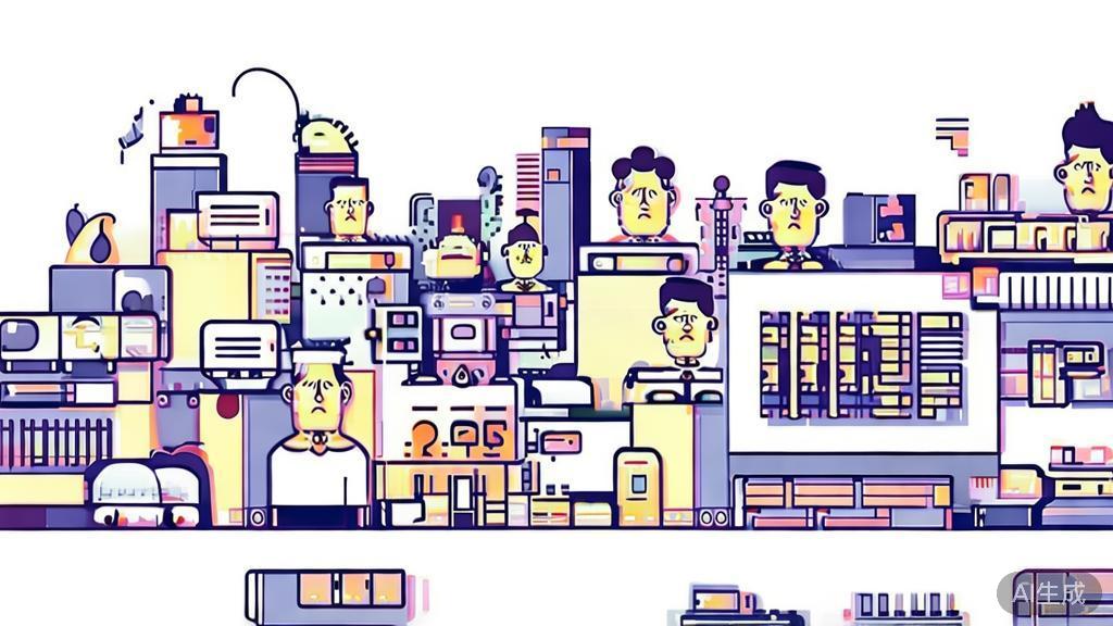 High-quality business illustration of users frustrated with traditional animation tools, minimalist style