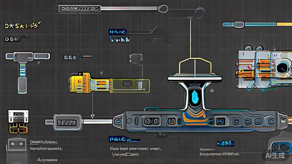 High-quality illustration showing comparison between DeepSeek and traditional tools, clear and informative design