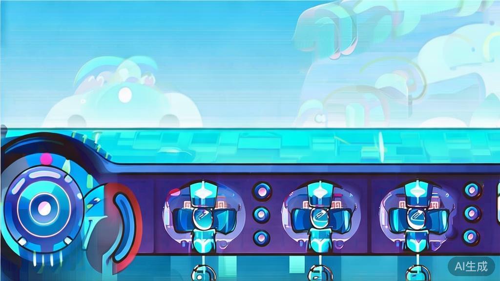 Flat vector illustration of enhancing animation expressiveness, dashboard style, soft blue gradient