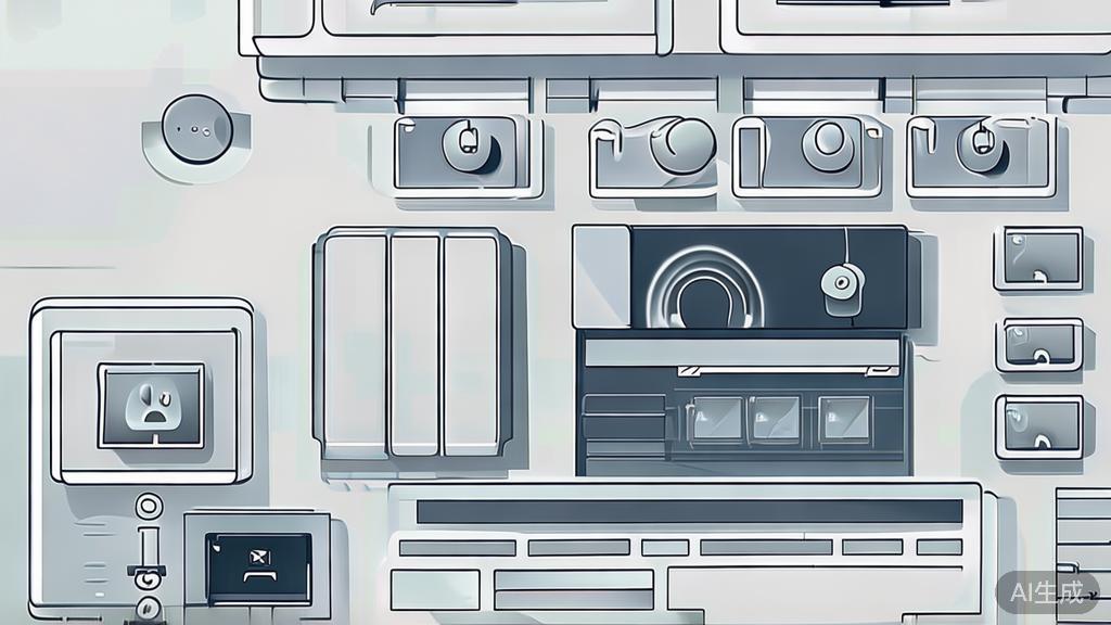 High-quality business illustration regarding animation creation, minimal flat design