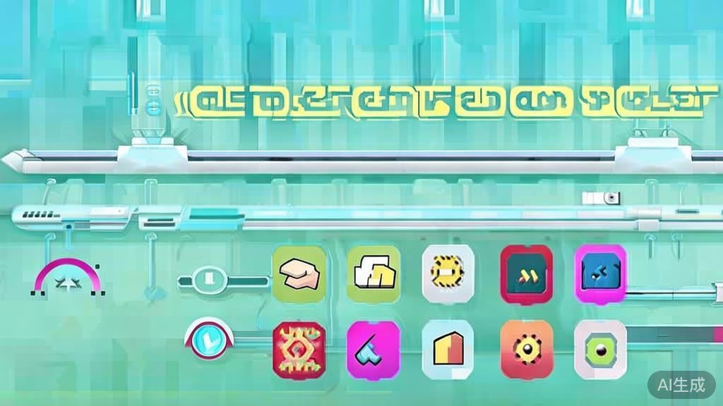 Flat vector illustration of animation styles and visual elements, dashboard style, soft blue gradient