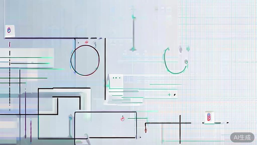 High-quality business illustration regarding C software, minimal flat design