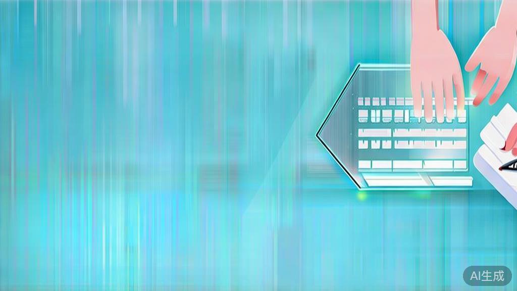 Flat vector illustration of dialogue writing process, soft blue gradient