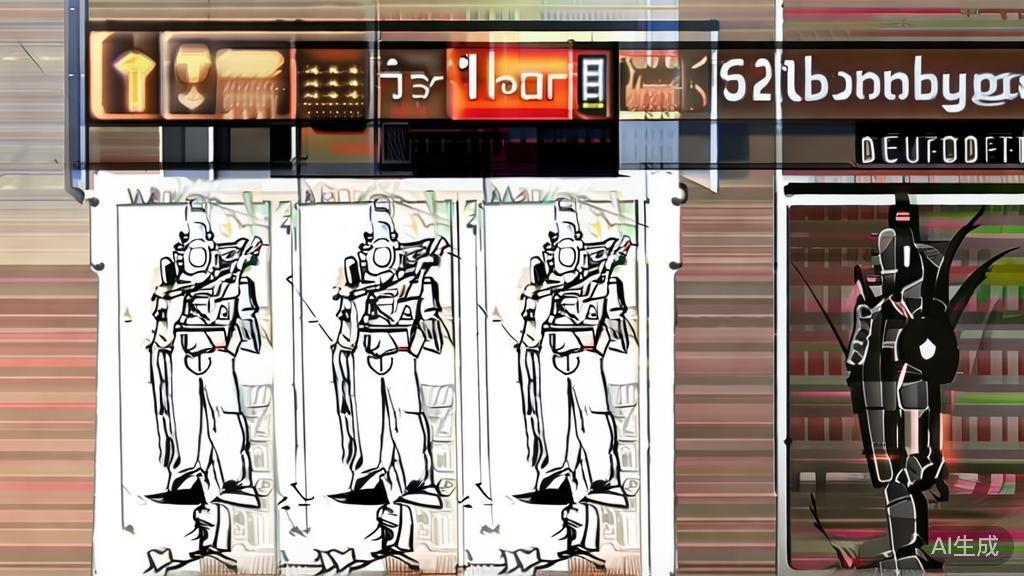 "High-quality illustration showing a character redesign process, from AI generation to final comic art"