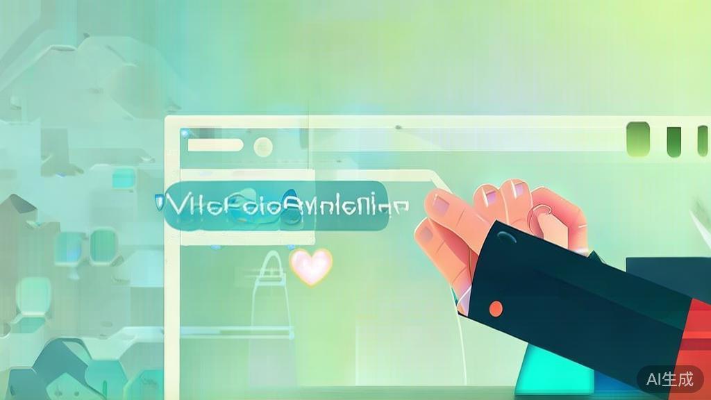 High-quality business illustration regarding emotional connection in video storytelling, minimal flat design