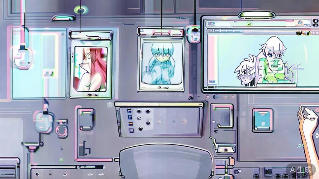 High-quality business illustration regarding anime creation tips, minimal flat design