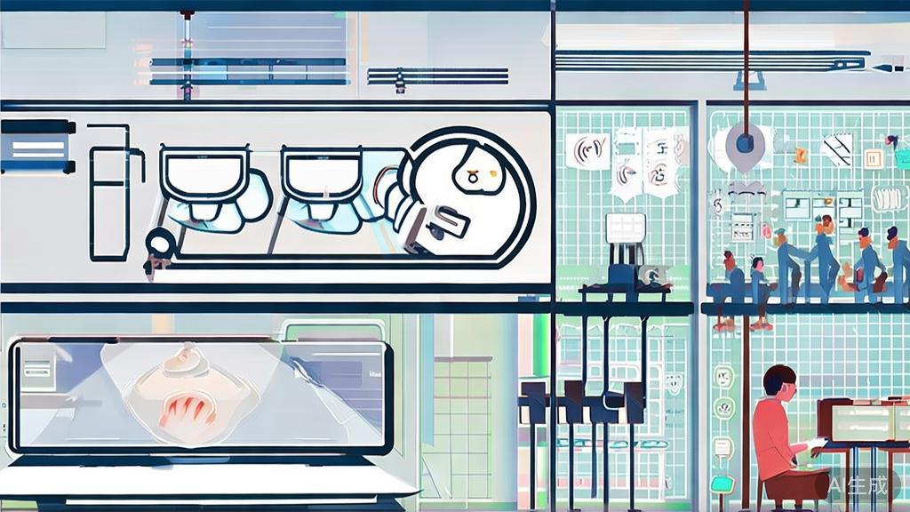 High-quality business illustration regarding the challenges and opportunities in AI animation, minimal flat design