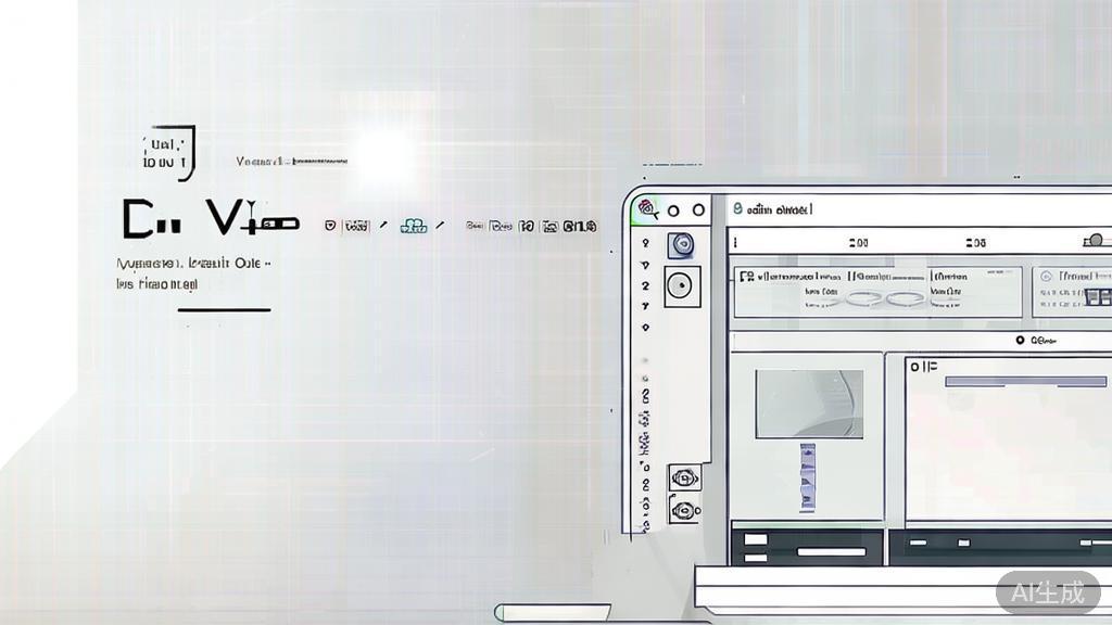 "High-quality business illustration regarding AI video editing tools, minimal flat design"