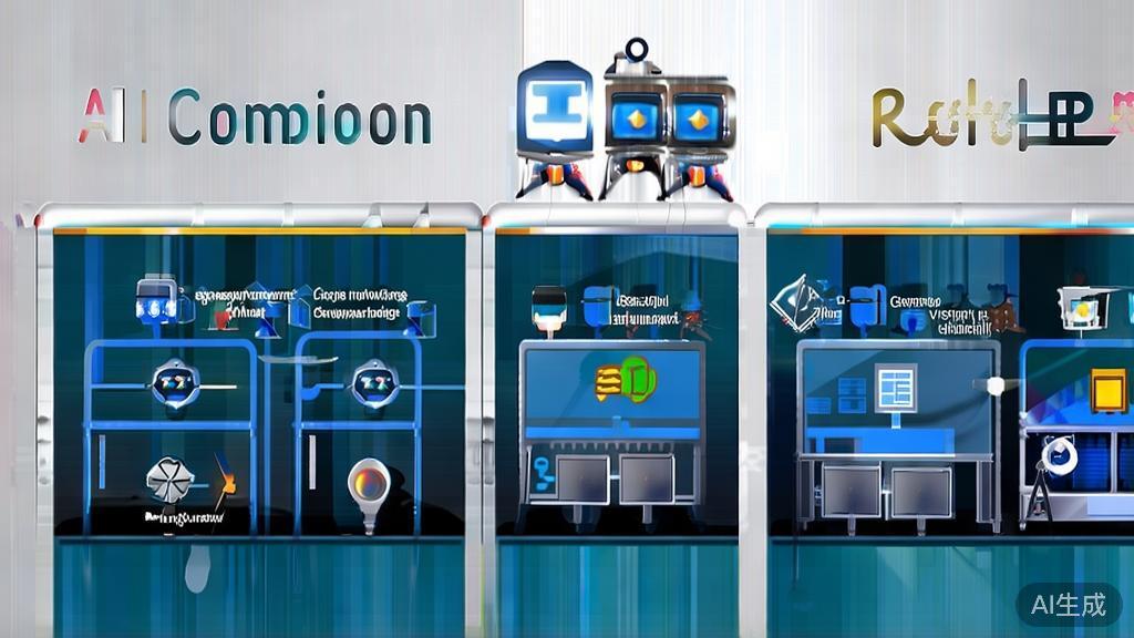 Comparison chart of AI video synthesis vs traditional video production, visually representing key differences, corporate style