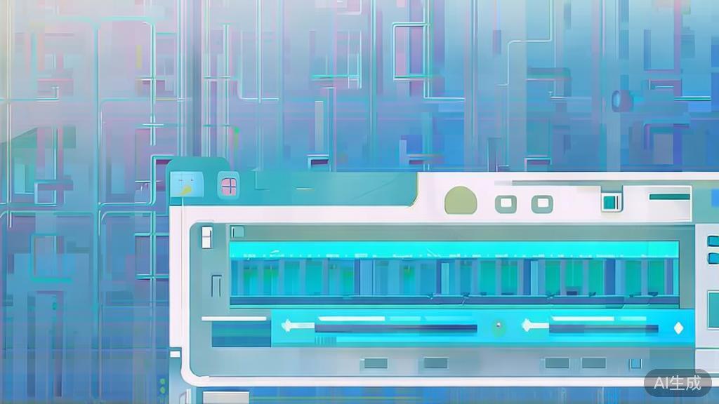 Flat vector illustration of a video editing interface, dashboard style, soft blue gradient