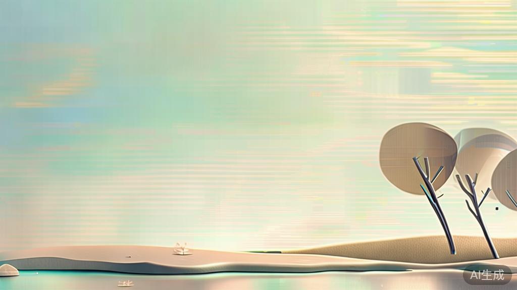 "High-quality illustration of animated scene created with AI tools, minimalist style"