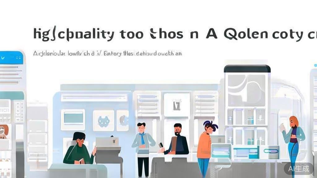 High-quality business illustration regarding community support for AI tools, minimal flat design