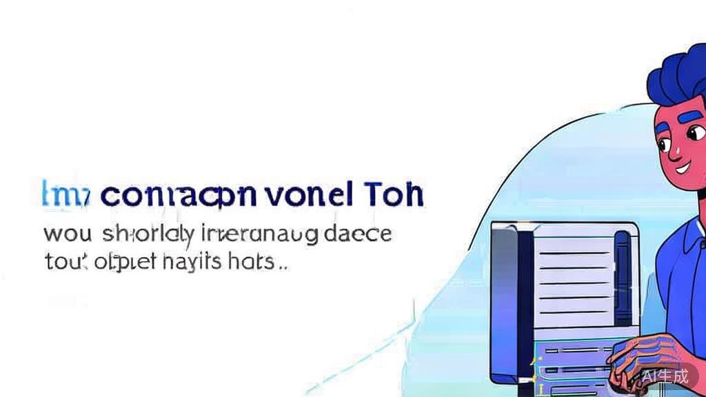 Flat vector illustration of a user selecting AI动漫工具, corporate style