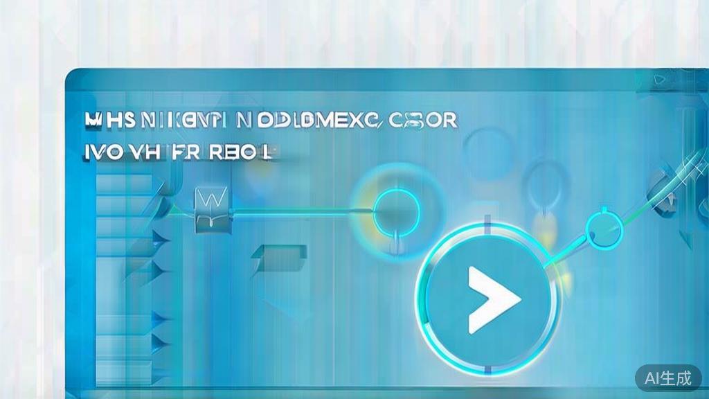 "Flat vector illustration of animation feedback process, dashboard style, soft blue gradient"