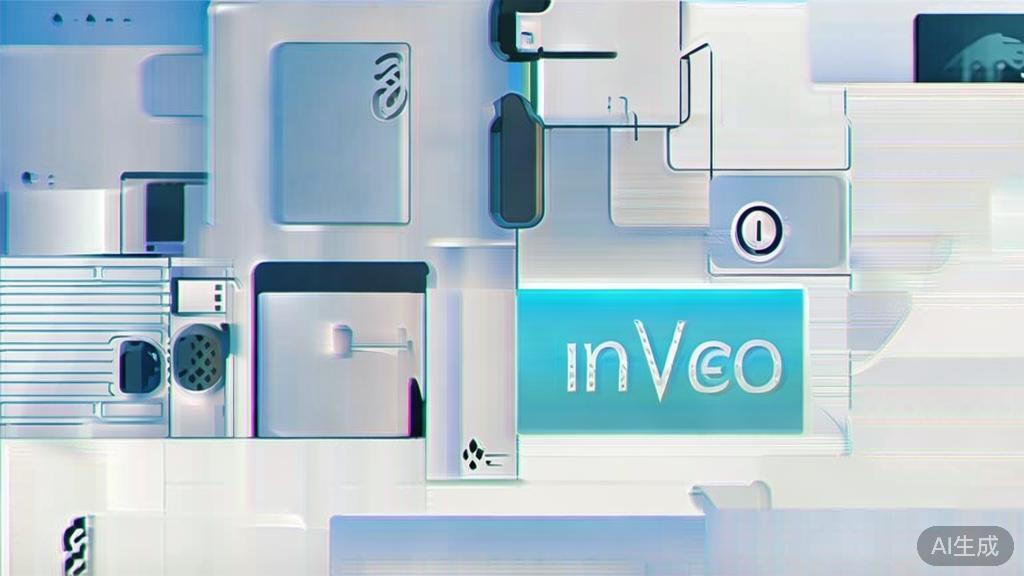 "High-quality business illustration regarding InVideo, minimal flat design"