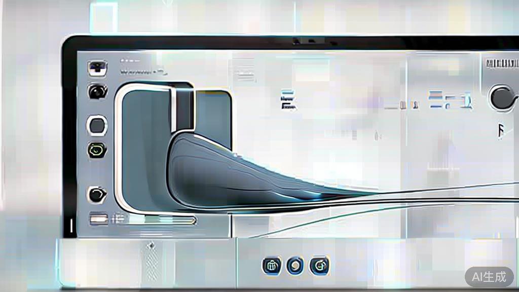 "High-quality business illustration regarding AI video synthesis software, minimal flat design"