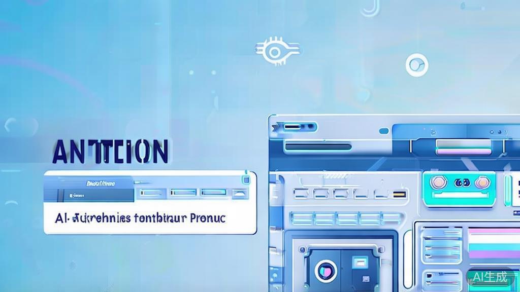 Flat vector illustration of future trends in AI animation production, dashboard style, soft blue gradient