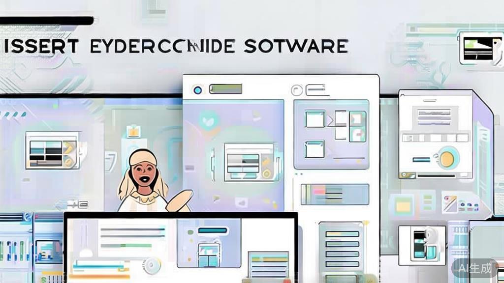 "High-quality business illustration regarding user experience in software, minimal flat design"