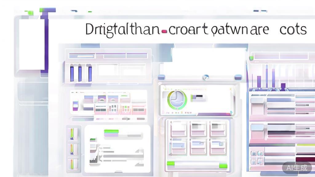 High-quality business illustration regarding cost comparison of digital human software, minimal flat design
