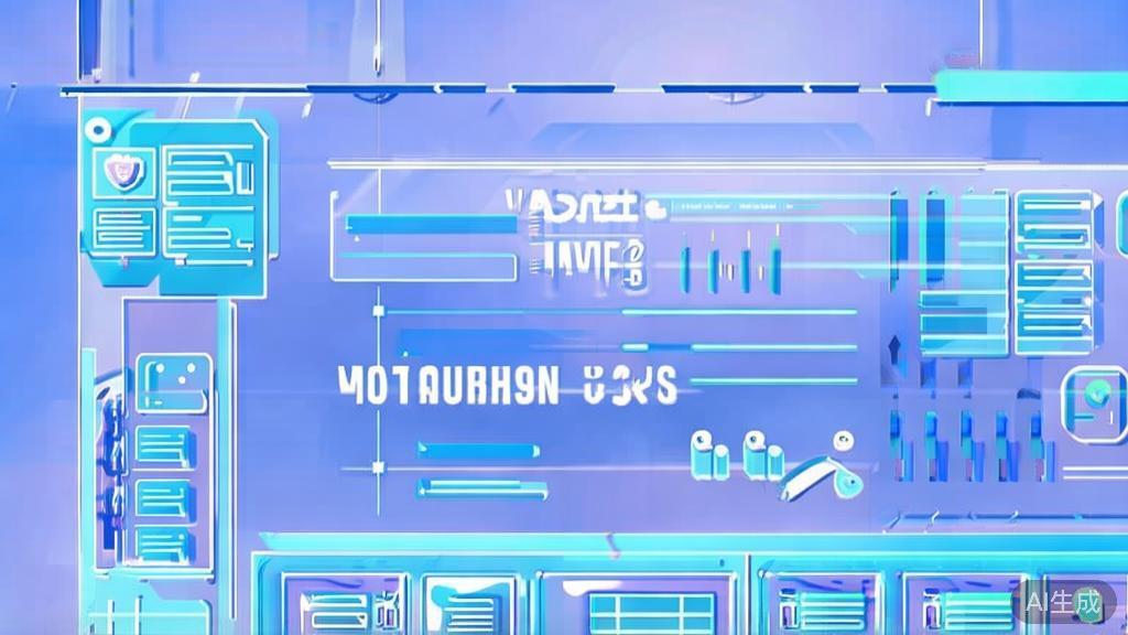 "Flat vector illustration of video marketing trends, dashboard style, soft blue gradient"