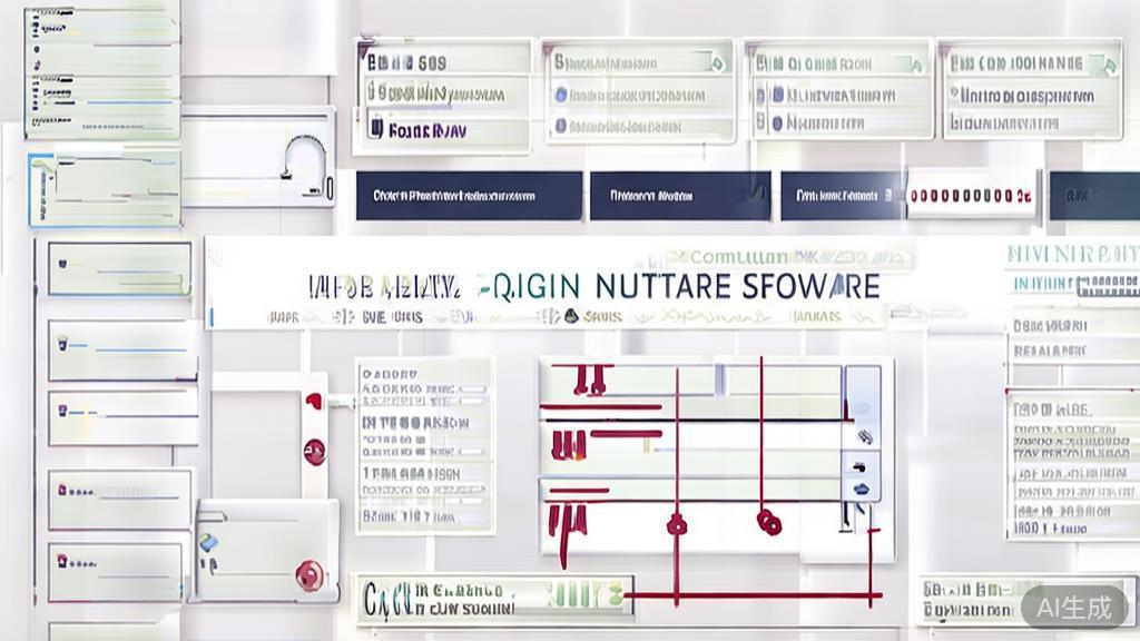 "High-quality business illustration regarding factors to consider when choosing animation software, minimal flat design"