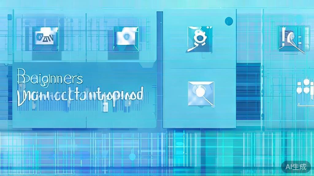 "Flat vector illustration of recommended animation software for beginners, dashboard style, soft blue gradient"