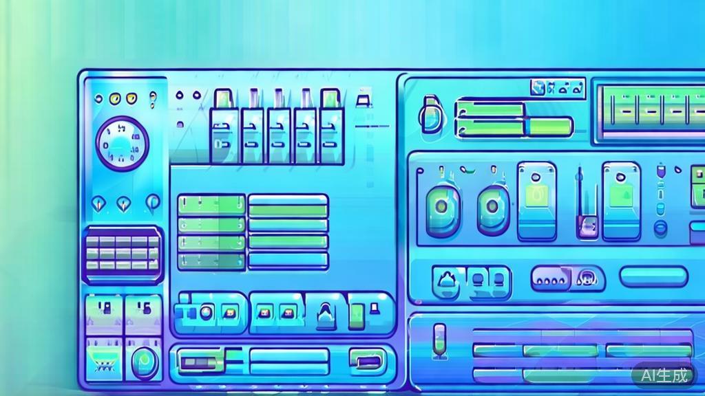 Flat vector illustration of animation techniques, dashboard style, soft blue gradient