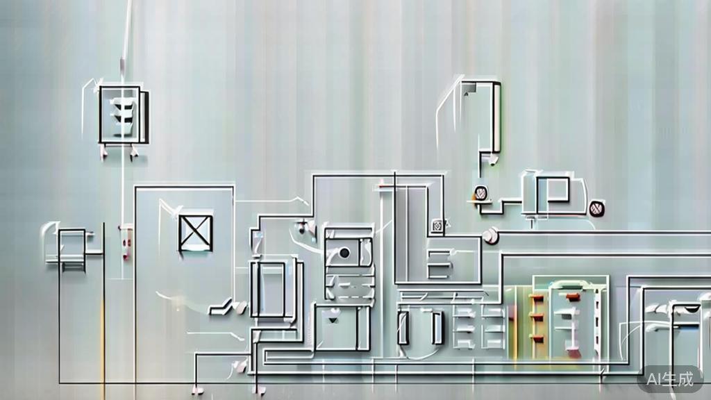 High-quality business illustration regarding layer and asset management in animation, minimal flat design