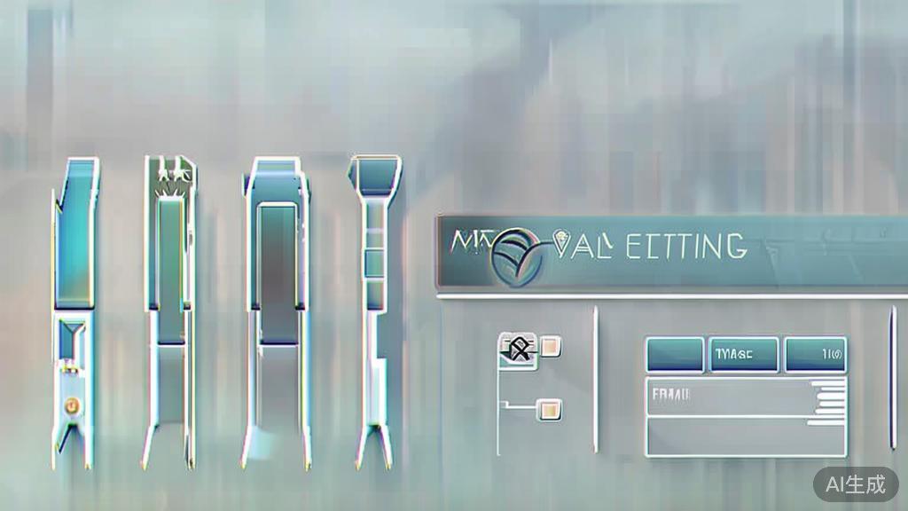 High-quality business illustration regarding video quality settings, minimal flat design