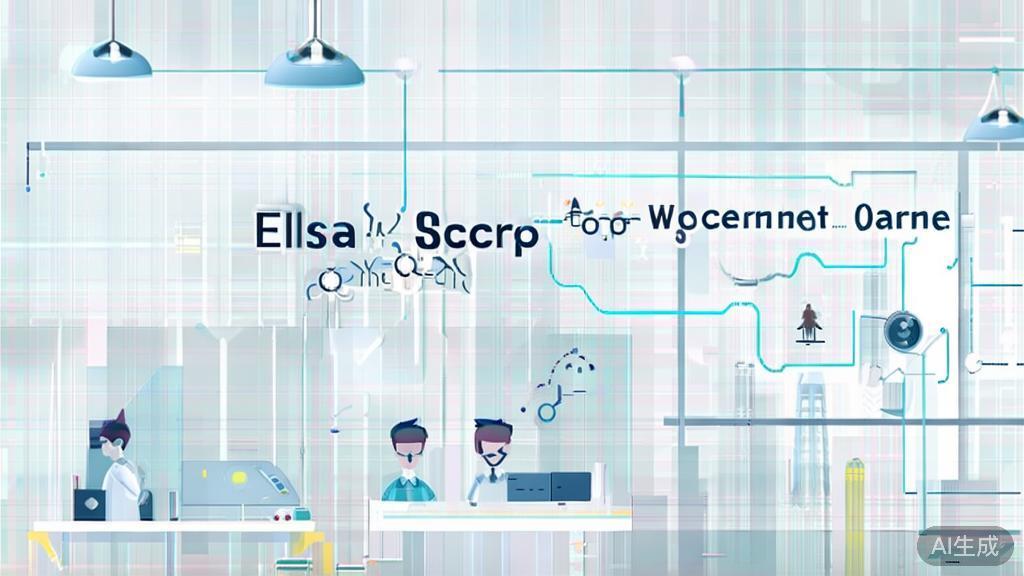 "High-quality business illustration regarding cost-effective script creation, minimal flat design"