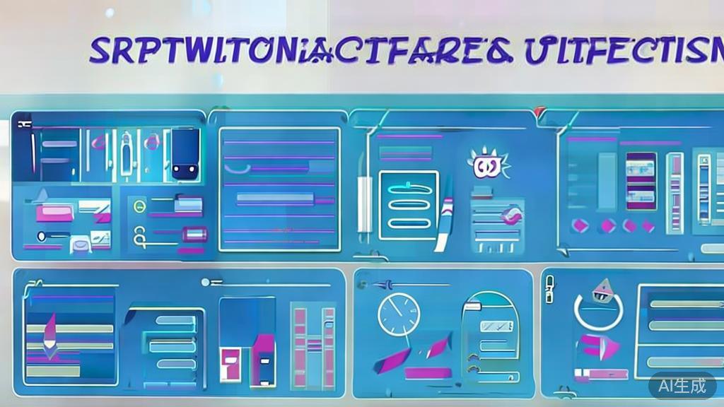Flat vector illustration of feedback and iteration process in scriptwriting, dashboard style, soft blue gradient