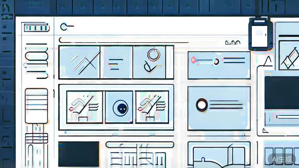High-quality business illustration regarding video editing tools for short drama, minimal flat design