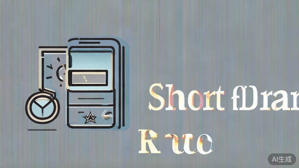 High-quality business illustration regarding short drama trends, minimal flat design