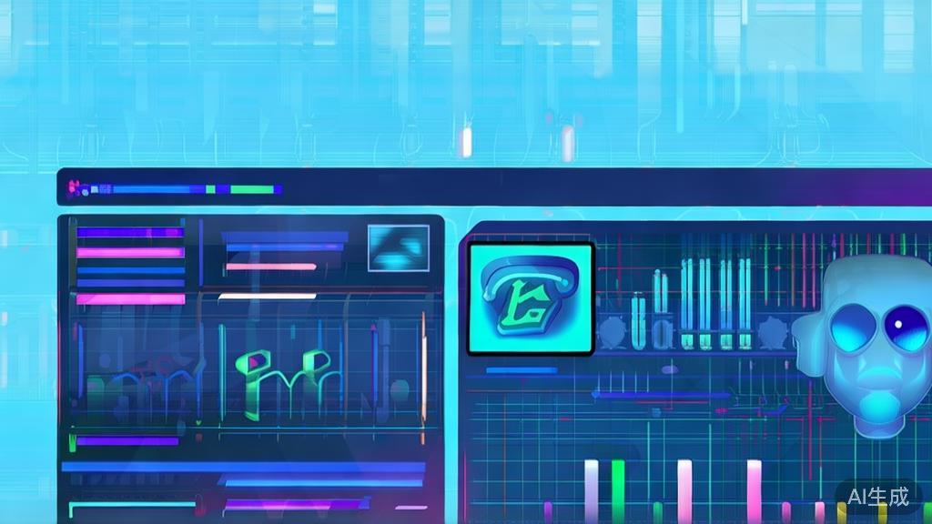 Flat vector illustration of AI in short film production, dashboard style, soft blue gradient