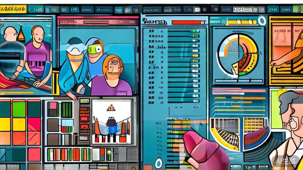 "High-quality illustration of audience engagement and feedback analysis for released short drama"