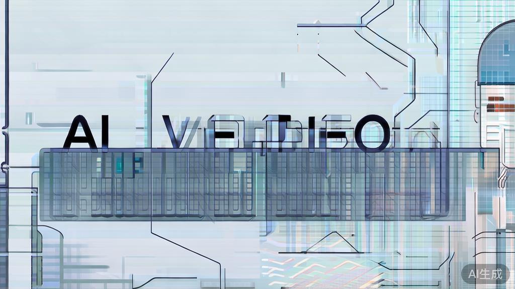 High-quality business illustration regarding character design in AI video production, minimal flat design